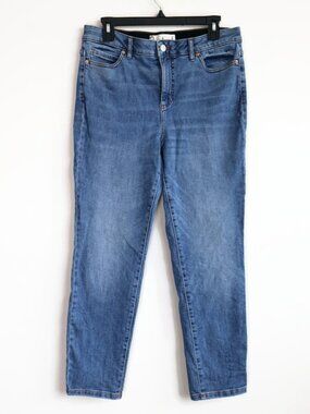 Ricki's Size 8 Jeans, Hidden Comfort Band, Straight Leg, Medium Blue Wash